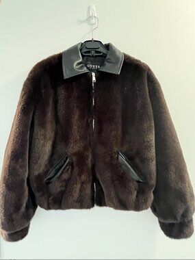 Faux-fur jacket